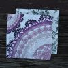 Serviettes de table Fleurs et spirales